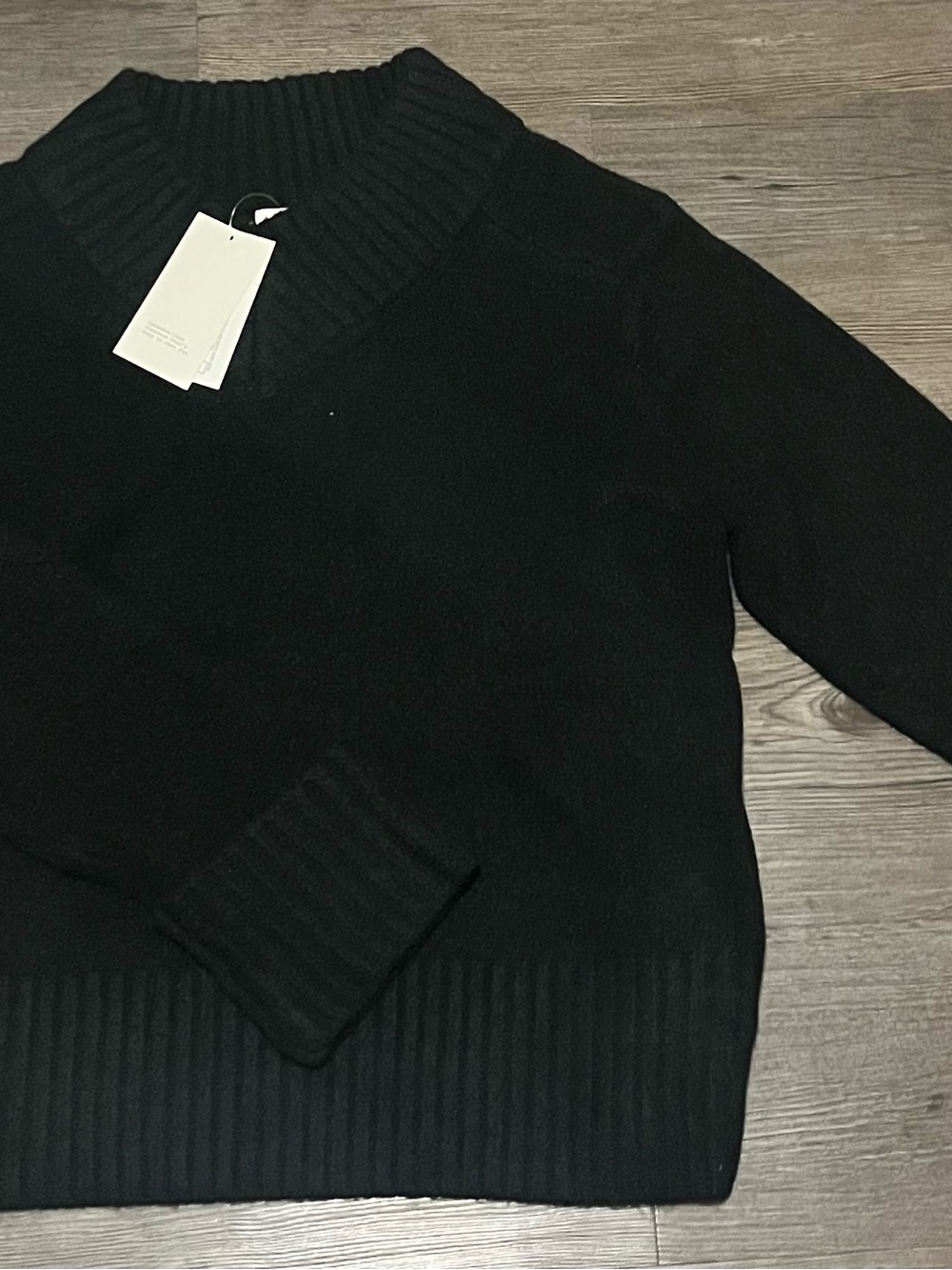 A New Day XS Women's Black Knit Top